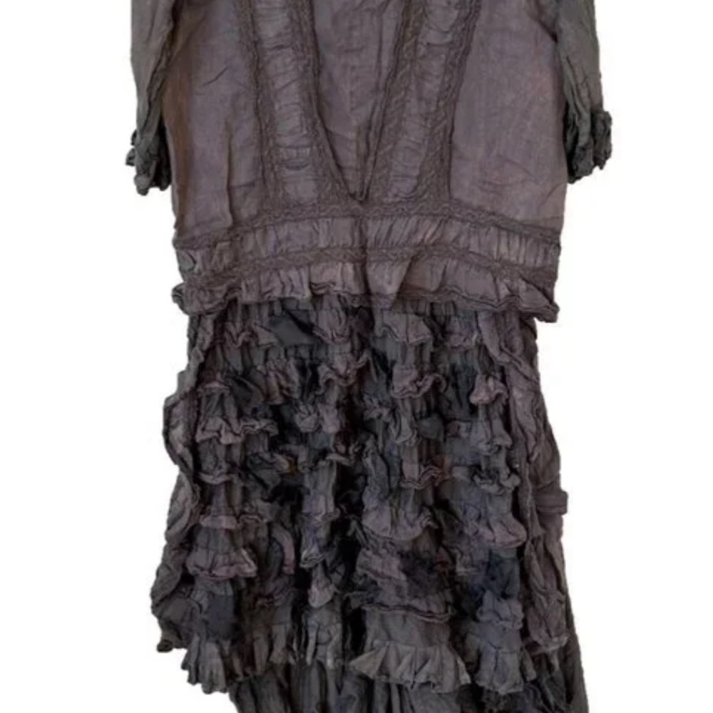 Magnolia Pearl Black Ruffled Dress - Picture 4 of 10